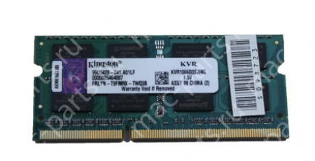 Оперативная память для ноутбука 4Gb DDR3 PC8500 Kingston 1066MHz