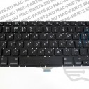 Клавиатура MacBook Air 13" A1237-A1304 английская раскладка с русской гравировкой, Enter горизонтальный