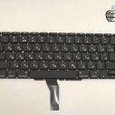 Клавиатура MacBook Air 11" A1370 A1465 2011-14 английская раскладка с русской гравировкой, Enter горизонтальный