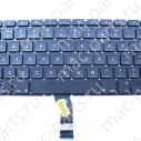 Клавиатура MacBook Air 13" A1369 A1466 2011-14 английская раскладка с русской гравировкой, Enter вертикальный