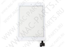 Тачскрин (Стекло) для iPad mini с кнопкой Home, белый