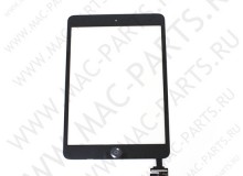 Тачскрин (Стекло) для iPad mini с кнопкой Home, черный
