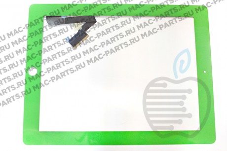 Тачскрин (Стекло) для iPad 3, 4, зеленый