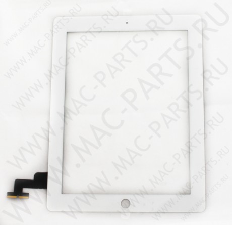 Тачскрин (Стекло) для iPad 2, белый, копия