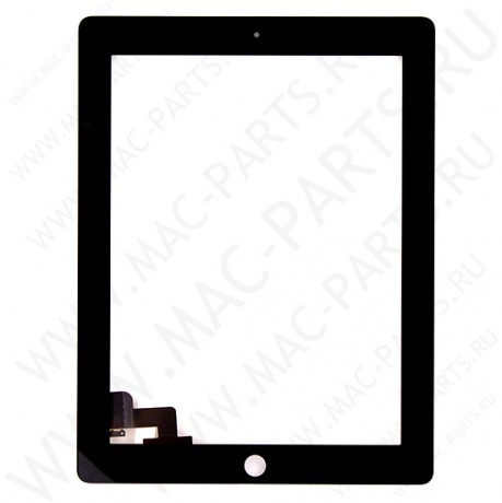 Тачскрин (Стекло) для iPad 2, черный