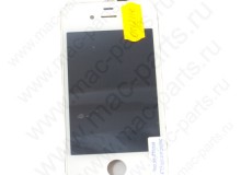 Переднее стекло (тачскрин) для iPhone 4G белое