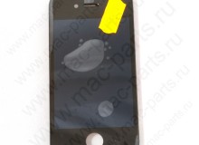 Переднее стекло (тачскрин) для iPhone 4S черное (Оригинал)
