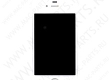 Переднее стекло (тачскрин) для iPhone 4S белое (Оригинал)