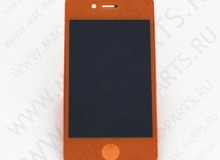 Переднее стекло (тачскрин) для iPhone 4S коричневое