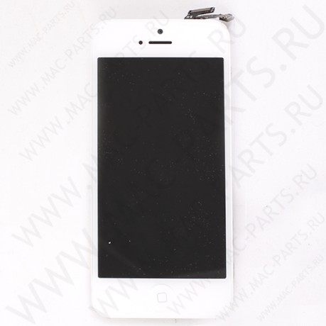 Переднее стекло (тачскрин) для iPhone 5G белое