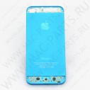 Задняя крышка (панель) для iPhone 5 голубая