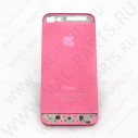 Задняя крышка (панель) для iPhone 5 розовая