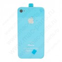 Задняя крышка (панель) для iPhone 4g голубая