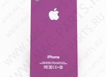 Задняя крышка (панель) для iPhone 4s фиолетовая