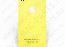 Задняя крышка (панель) для iPhone 4s желтая