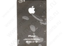 Задняя крышка (панель) для iPhone 4s черная (Оригинал)