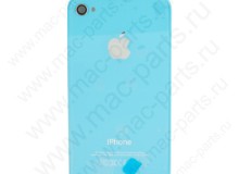 Задняя крышка (панель) для iPhone 4g голубая