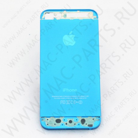 Задняя крышка (панель) для iPhone 5 голубая