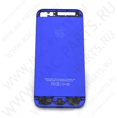 Задняя крышка (панель) для iPhone 5 синяя