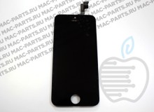 Переднее стекло (тачскрин) для iPhone 5s черное